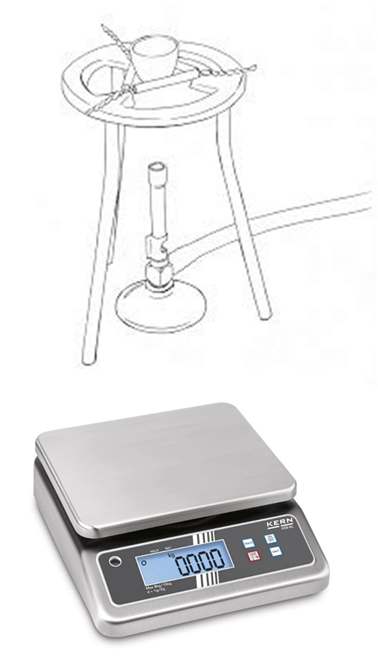 Natriumhydrogencarbonats omdannelse,Vægt 0 til 15 kg stænktæt - Køb nu - Kunst og Køkkentøj Webshop